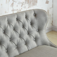 Aguayo Tufted Wing Back Settee Bench