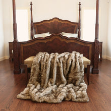 Faux Fur Lounge Throw Blanket