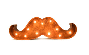 Iconics Moustache Marquee Sign Marquee Sign