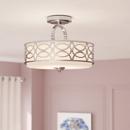 Helina 3-Light Semi Flush Mount