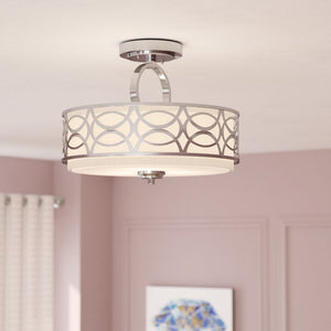 Helina 3-Light Semi Flush Mount