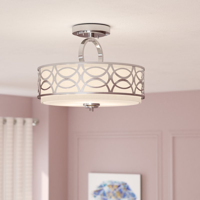 Helina 3-Light Semi Flush Mount