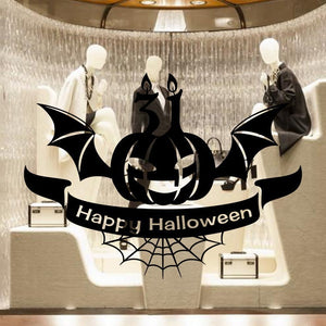 Creative Halloween Devil Pumpkin Sticker Home Decor